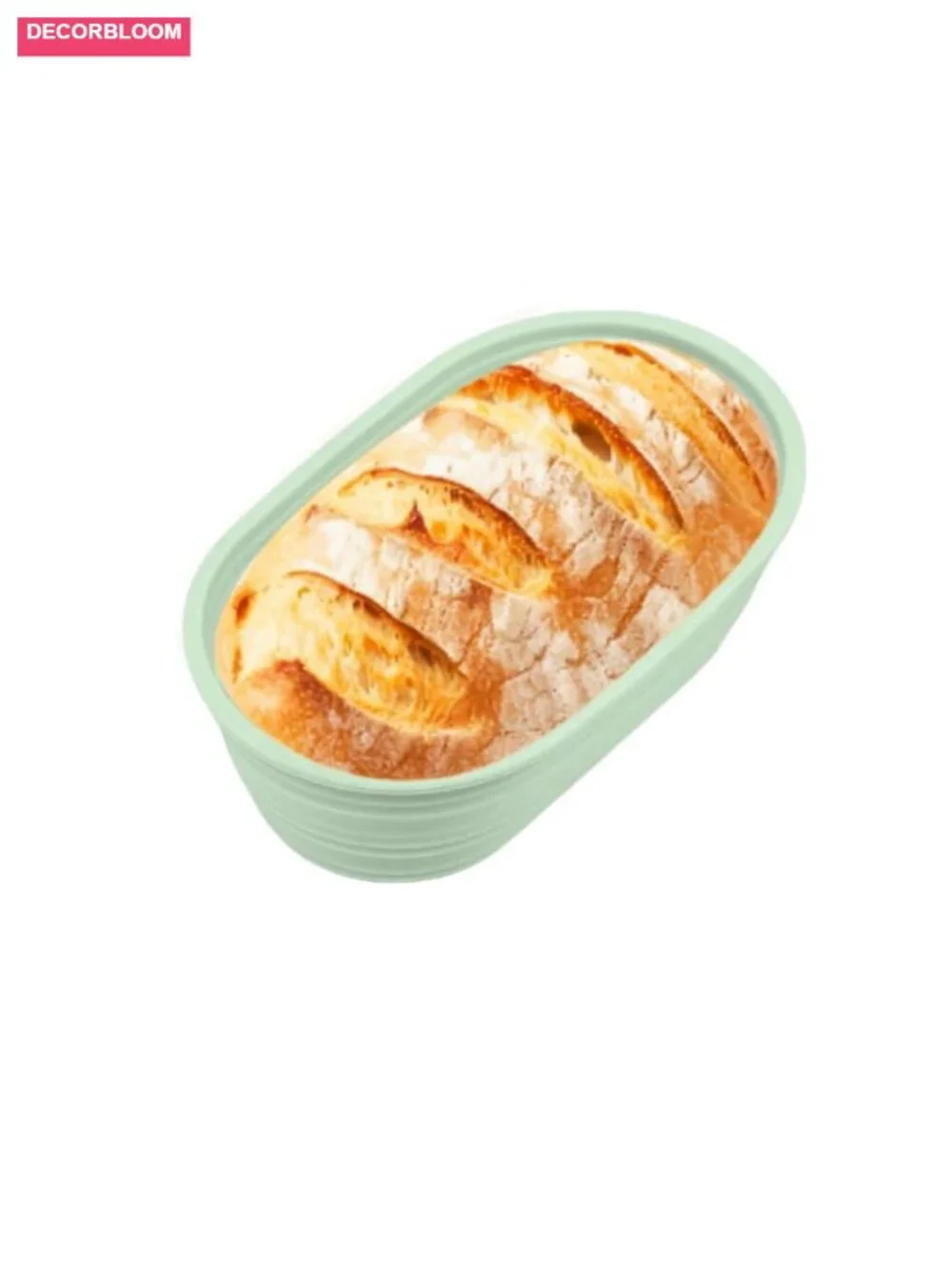 Collapsible Sourdough Bread Proofing Basket Banneton Oval Silicone Baking Tool